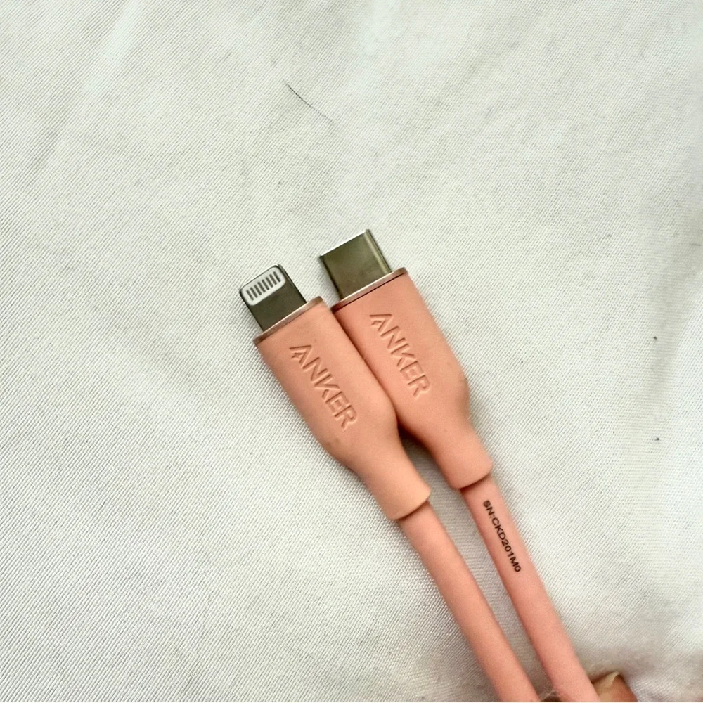 Anker iPhone USB-C to Lightning Cable Coral Pink